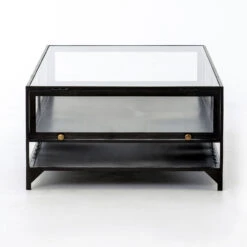 Shadow Box Metal And Glass Coffee Table 10 Shadow Box Metal And Glass Coffee Table -Famous Furniture Shop VBEL F038 FRT 1 45392.1487964326