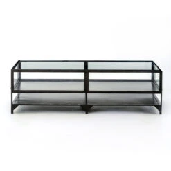 Shadow Box Metal And Glass Coffee Table 11 Shadow Box Metal And Glass Coffee Table -Famous Furniture Shop VBEL F038 SID 1 59949.1487964327