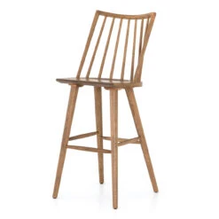 Lewis Sandy Oak Windsor Bar Stool