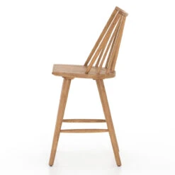 Lewis Sandy Oak Windsor Counter Stool -Famous Furniture Shop VBFS 014H 4 52997.1615006228