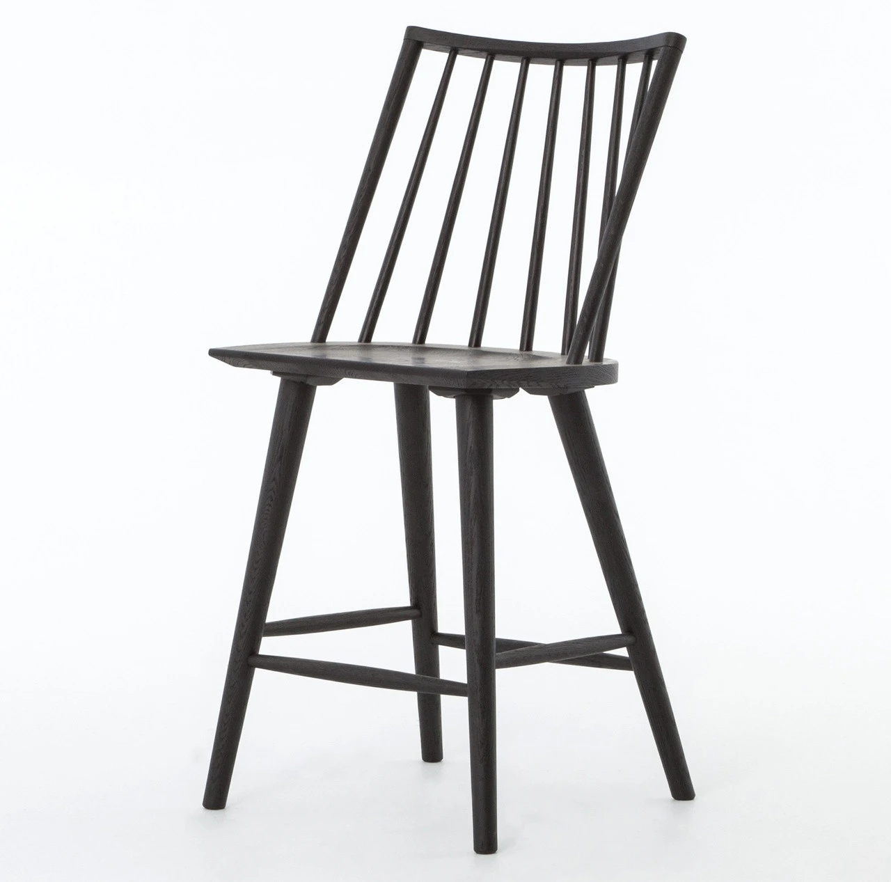 Windsor Counter Stool - Black Oak 3 Windsor Counter Stool - Black Oak