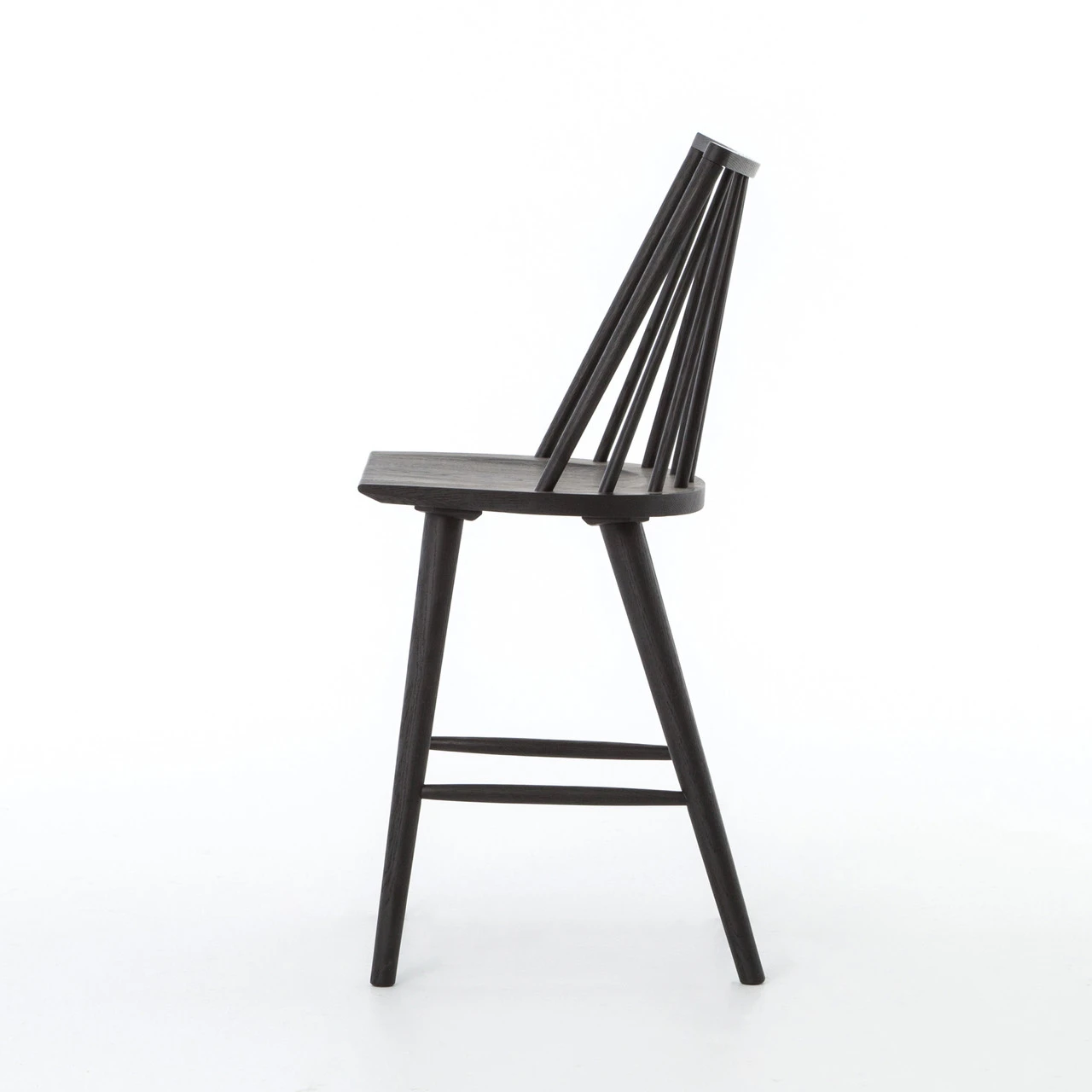 Windsor Counter Stool - Black Oak 5 Windsor Counter Stool - Black Oak - Image 3