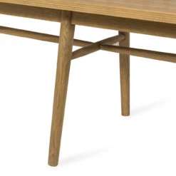 Windsor Modern Natural Oak Dining Room Bench -Famous Furniture Shop VBFS 020B DET 2 39809.1540407218