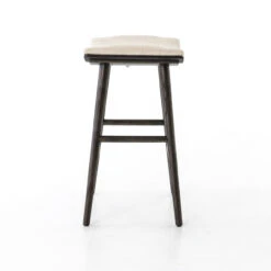 Saddle Mid-Century Oak Bar Stool -Famous Furniture Shop VBFS 038A 377 SID 1 76310.1544740679