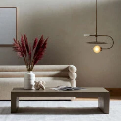 Parish Grey Concrete Coffee Table 60" -Famous Furniture Shop VBNA 009 VIG 1 70397.1681348867