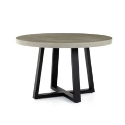 Masonry Concrete 48" Round Dining Table -Famous Furniture Shop VCNS F006A PRM 2 43431.1670891412