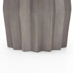 Gem Dark Grey Indoor/Outdoor End Table -Famous Furniture Shop VEVR 063 DET 1 17881.1622593457