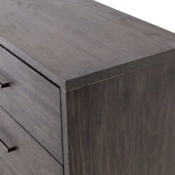 Alexa Industrial Modern Iron & Oak 6 Drawers Dresser -Famous Furniture Shop VHAD 034 DET 3 40511.1514592706