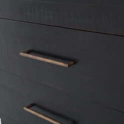 Modern Burnished Black Wood 6 Drawer Dresser -Famous Furniture Shop VHAD F183 DET 3 66033.1500340224