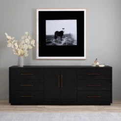 Burnished Black Rustic Wood Large Media Cabinet With Doors -Famous Furniture Shop VHAD F184 VIG 1 98165.1688738305