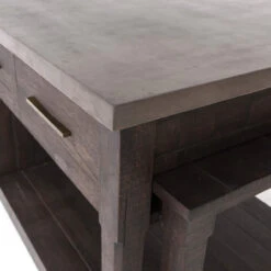 Ian Solid Wood And Concrete Top Kitchen Island -Famous Furniture Shop VPTN 040 DET 7 26191.1508301491