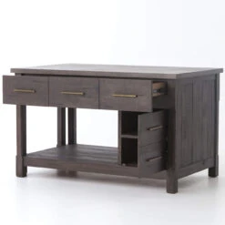 Ian Solid Wood And Concrete Top Kitchen Island -Famous Furniture Shop VPTN 040 OPN 1 47118.1508301476