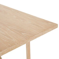 Mika Rustic Modern Whitewashed Oak Dining Table 84" -Famous Furniture Shop VPTN 129 DET 4 85648.1572462373