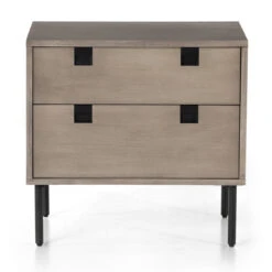 Carly Grey Wash 2 Drawer Nightstand -Famous Furniture Shop VPTN 158 4 33403.1617998402