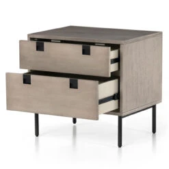 Carly Grey Wash 2 Drawer Nightstand -Famous Furniture Shop VPTN 158 5 86811.1617998384