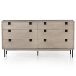 Carly Grey Wash 6 Drawer Dresser -Famous Furniture Shop VPTN 185 4 84516.1617999880