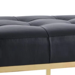 Zephyr Tufted Black Leather Bench 10 Zephyr Tufted Black Leather Bench -Famous Furniture Shop Zephyr Tufted Black Leather Bench3 75482.1510960618