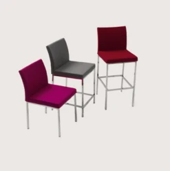 Aria Chrome Bar Stool -Famous Furniture Shop aria counter1 16882.1320519350