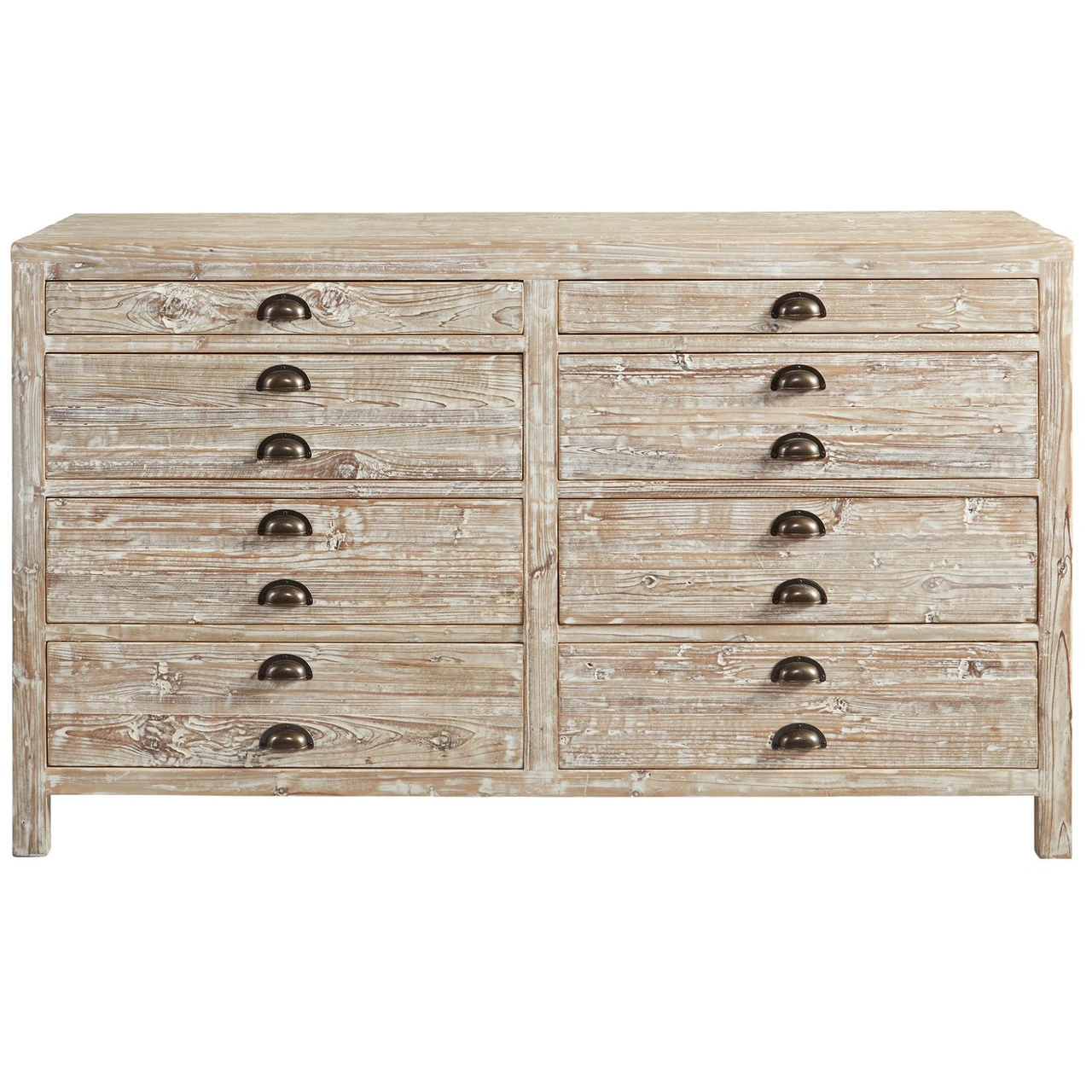 Apothecary Reclaimed Wood 8 Drawer Chest 4 Apothecary Reclaimed Wood 8 Drawer Chest - Image 2