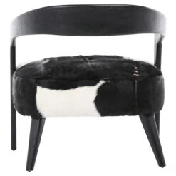 Kismet Barrel Back Black Goat Hide Lounge Chair 10 Kismet Barrel Back Black Goat Hide Lounge Chair -Famous Furniture Shop dov11578bk back 1 08917.1674669166