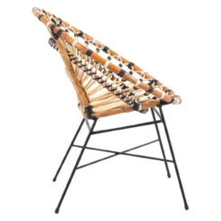 Boho Rattan Round Chair -Famous Furniture Shop dov1594 profile 06729.1679935821