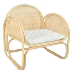 Marina Cane Back Woven Natural Rattan Chair