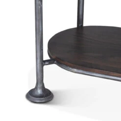 Steampunk Industrial Oval Bar Cabinet -Famous Furniture Shop fby bc84 dt2 43766.1644864574