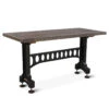 Industrial Barn Iron And Reclaimed Wood Counter Table 68" -Famous Furniture Shop fom gt68 01187.1636072643