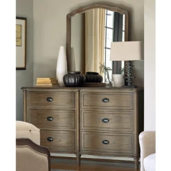 Devon French Oak 6 Drawer Dresser -Famous Furniture Shop french oak 05497.1449806694