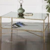 Henzler Mirrored Gold Leaf Coffee Table -Famous Furniture Shop mirrored gold leaf coffee table 40268.1352402790