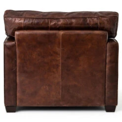 Larkin Vintage Cigar Distressed Leather Club Chair -Famous Furniture Shop product 11164 3 95076.1626303126