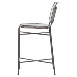 Oxford Industrial Loft Steel Grey Canvas Counter Stool -Famous Furniture Shop product 21841 2 89611.1617147288