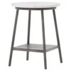 Lark Industrial Iron And White Marble Round Side Table 2 Lark Industrial Iron And White Marble Round Side Table -Famous Furniture Shop product 21852 54616.1525295718