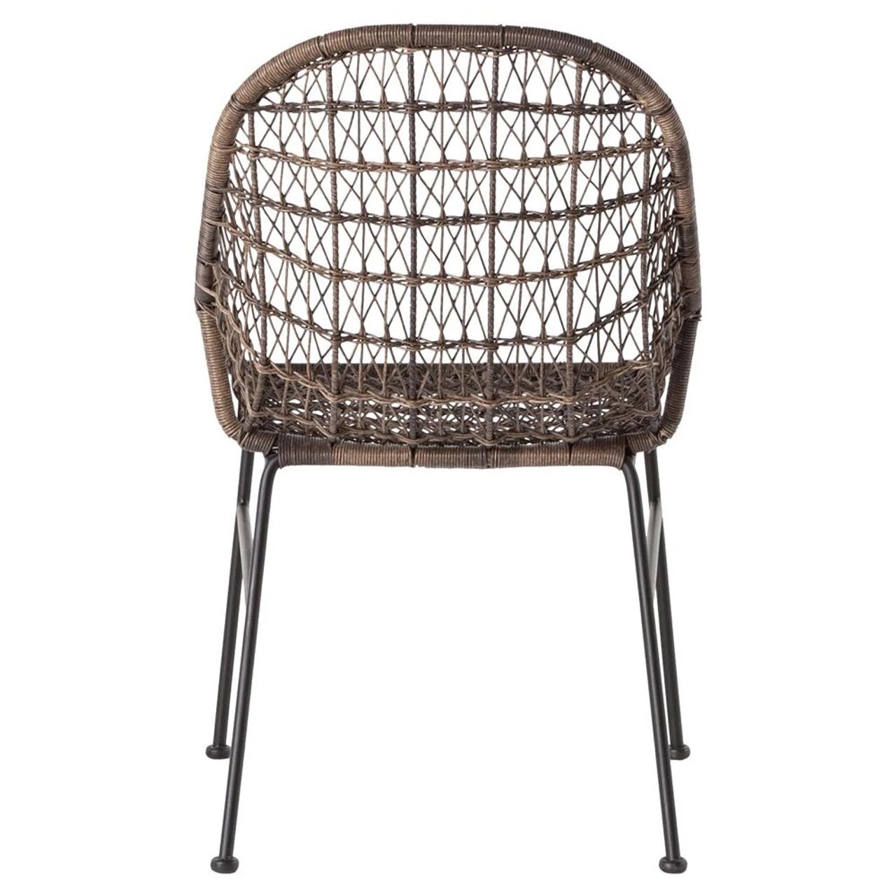 Bandera Woven Wicker Outdoor Low Arm Dining Chair 7 Bandera Woven Wicker Outdoor Low Arm Dining Chair - Image 5