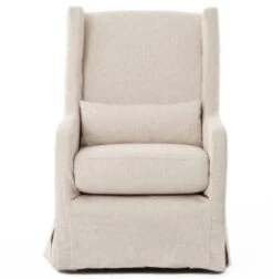 Finn Linen Slipcovered Swivel Wing Chair -Famous Furniture Shop product 9573 1 39067.1520320354