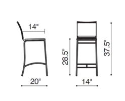 Soar Bar Chair -Famous Furniture Shop soar3 74170.1328910279